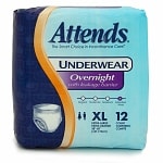 Attends Overnight Protective Underwear  - Extra Large 58in - 68in