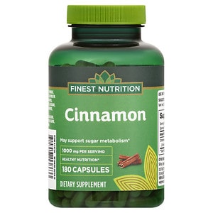 Finest Nutrition Cinnamon 1000mg Capsules