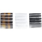 Scunci Effortless Beauty Side Hair Combs- 12 Each