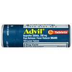 Advil Pain Reliever/Fever Reducer Coated Tablets- 10 ea