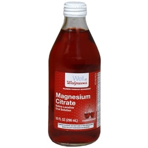 UPC 311917106564 product image for Walgreens Magnesium Citrate Saline Laxative Oral Solution, Cherry, 10 fl oz | upcitemdb.com