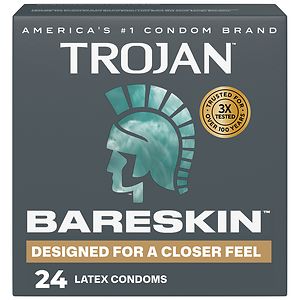 Trojan BareSkin Sensitivity Premium Lubricant Latex Condoms