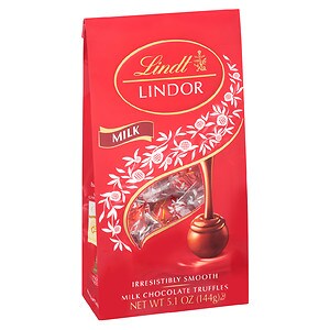 lindor lindt truffles milk chocolate chocolates walgreens drugstore christmas 1oz oz