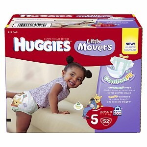 UPC 036000305289 product image for Huggies Little Movers Diapers, Big Pack, Size 5, 52 ea | upcitemdb.com