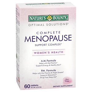 Nature's Bounty Complete Menopause Support Complex Dietary Supplement Tablets
