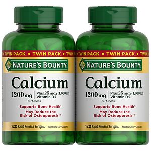 UPC 074312199615 product image for Nature's Bounty Calcium 1200 mg Plus Vitamin D3 Dietary Supplement Softgels, 120 | upcitemdb.com