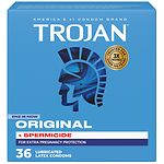 Trojan-Enz Lubricated Latex Condoms, Spermicidal