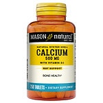 Mason Natural Oyster Shell Calcium 500 with D3 400, Tablets