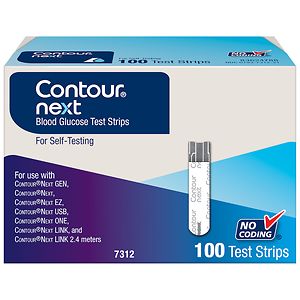 CONTOUR NEXT Blood Glucose Test Strips- 100 ea