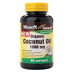 UPC 311845165350 product image for Mason Natural Organic Coconut Oil 1000mg, Softgels, 60 ea | upcitemdb.com