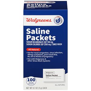 UPC 311917145723 product image for Walgreens Saline Packet Refills, 100 ea | upcitemdb.com