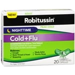Robitussin Nighttime Cold + Flu Liquid Capsules