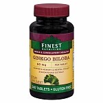 Finest Nutrition Ginkgo Biloba 60mg, Tablets