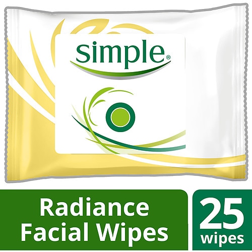 Simple Radiance Cleansing Wipes - 25 ea