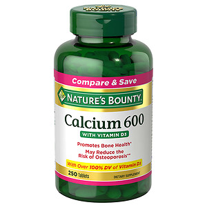 UPC 074312042331 product image for Nature's Bounty Calcium 600 with Vitamin D, Tablets, 250 ea | upcitemdb.com