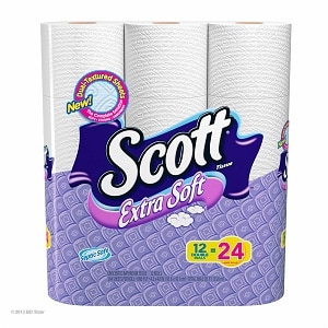 UPC 054000364211 product image for Scott Extra Soft Bath Tissue, Double Roll, 12 Pack, 1 ea | upcitemdb.com