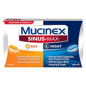 Mucinex Sinus-Max Day and Night Caplets- 20 ea