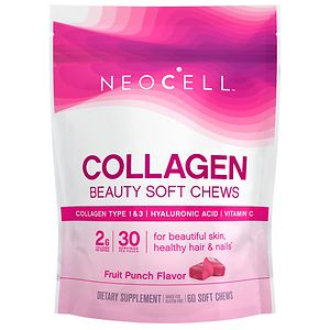 UPC 016185129399 product image for NeoCell Beauty Burst Collagen Soft Chews, Fruit Punch, 60 ea | upcitemdb.com