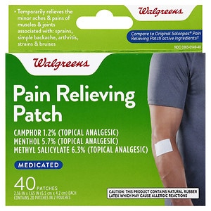 UPC 311917149042 product image for Walgreens Pain Relieving Medicated Patches, 40 ea | upcitemdb.com
