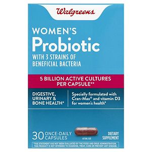 UPC 311917154930 product image for Walgreens Women's Probiotic, Capsules, 30 ea | upcitemdb.com