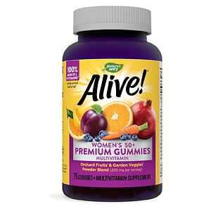 Nature's Way Alive! Women's 50+ Gummy Multivitamin | Drugstore.com