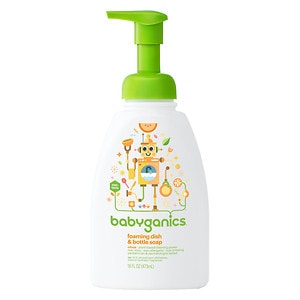 UPC 813277012481 product image for Babyganics Foaming Dish & Bottle Soap, Citrus, 18.6 oz | upcitemdb.com