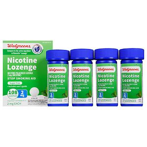 UPC 311917154688 product image for Walgreens Nicotine Lozenge, 2 mg, Mint, 108 ea | upcitemdb.com