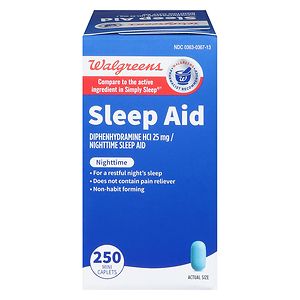 UPC 311917148915 product image for Walgreens Nighttime Sleep Aid Mini-Caplets, 250 ea | upcitemdb.com