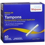 Walgreens Tampons, Regular