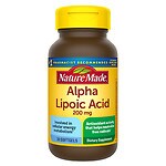 Nature Made Alpha Lipoic Acid 200mg, Softgels- 30 ea