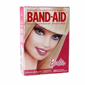 UPC 381371157297 product image for Band-Aid Adhesive Bandages, Barbie, 20 ea | upcitemdb.com