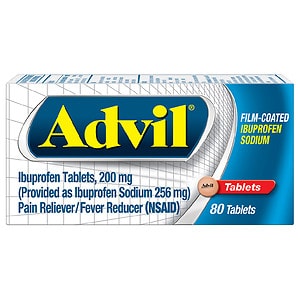 Advil Film-Coated Ibuprofen Sodium Tablets, 80 ea