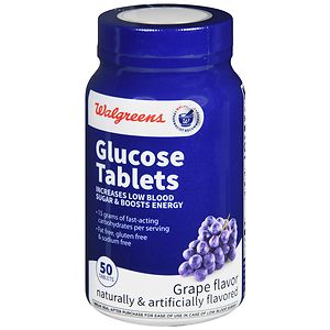 UPC 311917150390 product image for Walgreens Glucose Dietary Supplement Tablets, Grape, 50 ea | upcitemdb.com