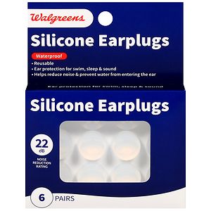 Walgreens Soft Silicone Ear Plugs- 6 pr