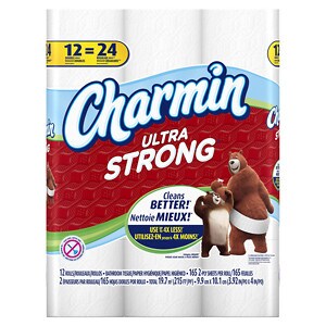 UPC 037000865056 product image for Charmin Ultra Strong Toilet Paper Double Rolls, 12 ea | upcitemdb.com