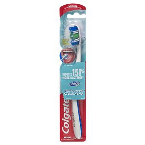 Colgate 360 Full Head Toothbrush, Medium- 1 ea