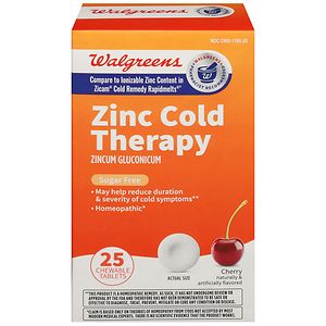 UPC 311917158600 product image for Walgreens Zinc Cold Therapy Tablets, Cherry, 25 ea | upcitemdb.com