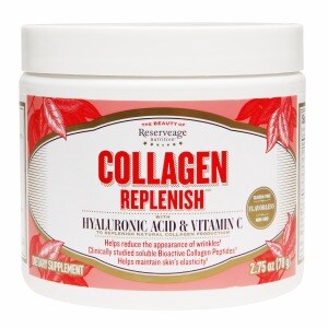 ReserveAge Organics Collagen Replenish with Hyaluronic Acid & Vitamin C, Unflavored- 2.75 oz
