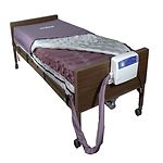 Drive Medical Med Aire Low Air Loss Mattress Replacement System with Alternating Pressure, Dark Purple, 80x36x8- 1 ea