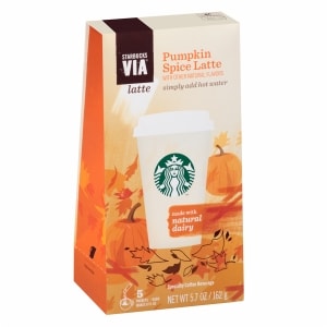 starbucks via pumpkin spice latte coffee instant drugstore ea