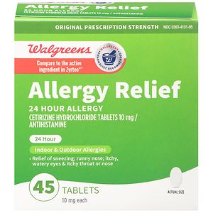 Walgreens Antihistamine Tablets 