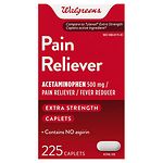 Walgreens Pain Reliever Extra Strength Caplets- 225 ea