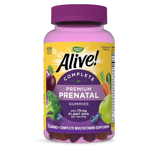 Nature's Way Alive! Prenatal Gummy Vitamins - 75 ea