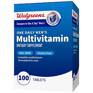 UPC 311917171081 product image for Walgreens One Daily Multivitamin Mens, Tablets, 100 ea | upcitemdb.com