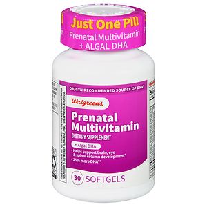 UPC 311917171845 product image for Walgreens Prenatal Multivitamin Plus DHA, Softgels, 30 ea | upcitemdb.com