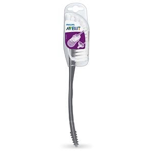 Philips Avent Bottle and Nipple Brush, Grey- 1 ea