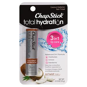 UPC 305731914122 product image for ChapStick Total Hydration, Coconut, .12 oz | upcitemdb.com