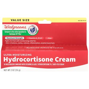 UPC 311917179131 product image for Walgreens Hydrocortisone Plus Cream 1%, 2 oz | upcitemdb.com