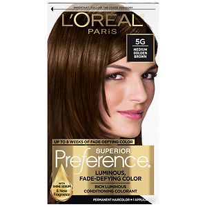 Medium Golden Brown Hair Color Loreal