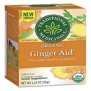 Traditional Medicinals Caffeine Free Herbal Tea, Ginger&nbsp;